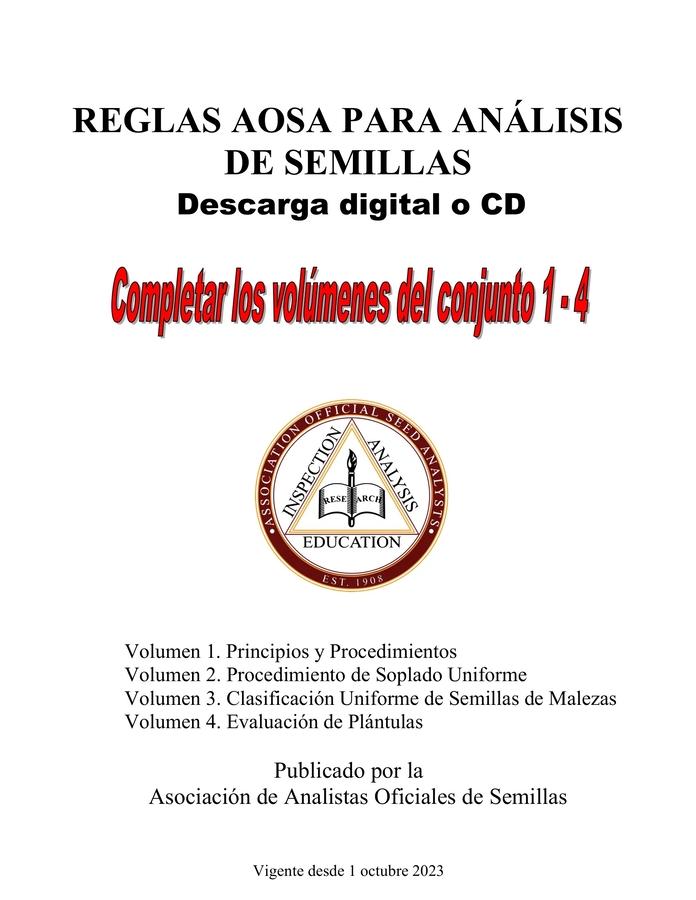 content/wsa5/products/ 2023 AOSA Spanish Rules &ndash; Completar los vol&uacute;menes del conjunto 1-4